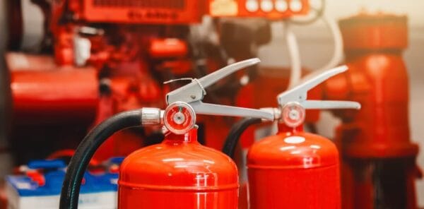 Profissional especialista em extintor de incêncio